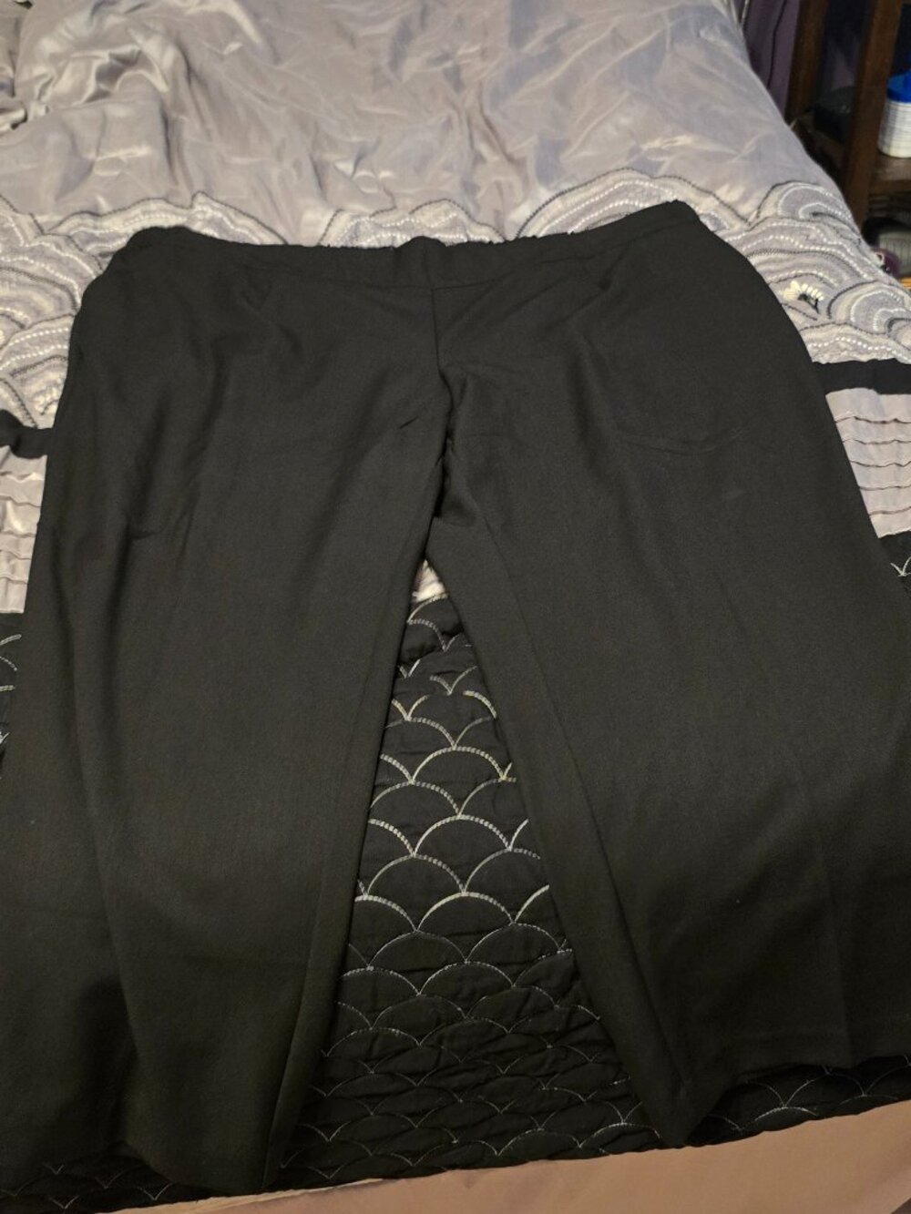 Avenue black tailored slacks